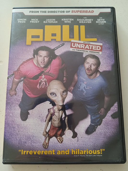 Paul, DVD Movie Widescreen, Rated R/Not Rated, USED