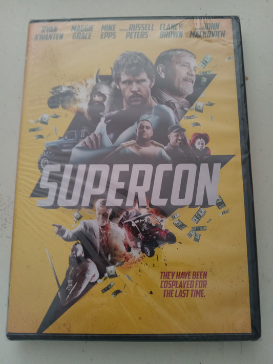 Supercon, DVD Movie, John Malkovich Widescreen, Rated R, NEW