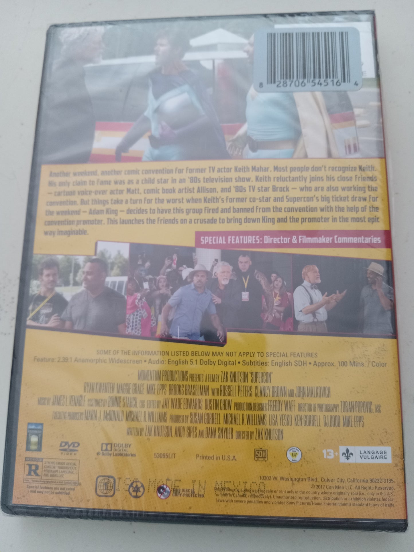 Supercon, DVD Movie, John Malkovich Widescreen, Rated R, NEW