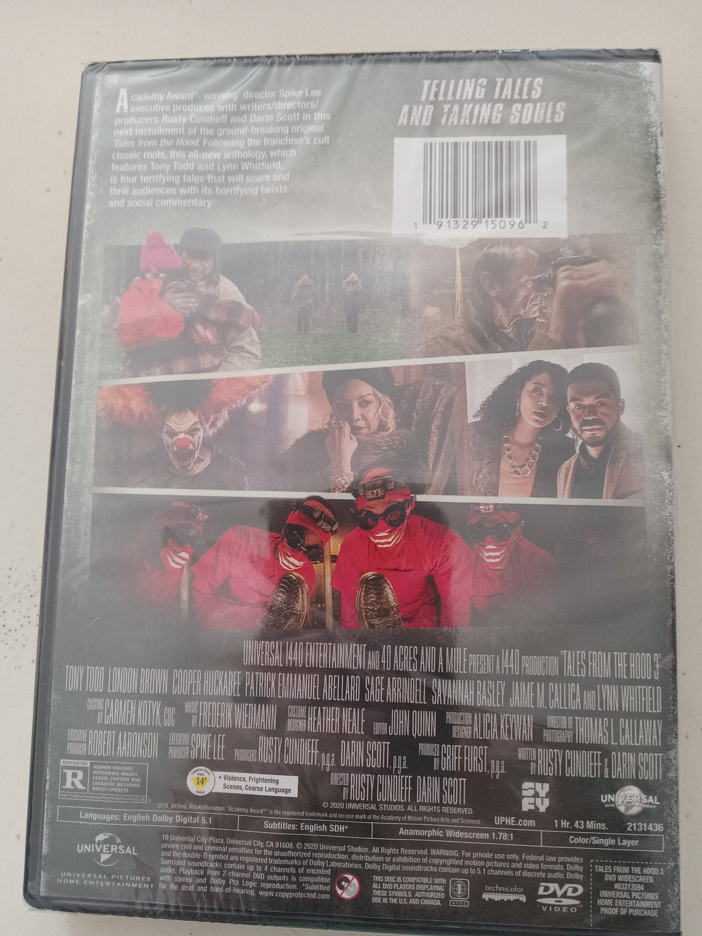 Tales From The Hood 3, DVD Movie, Widescreen, Rated R, NEW