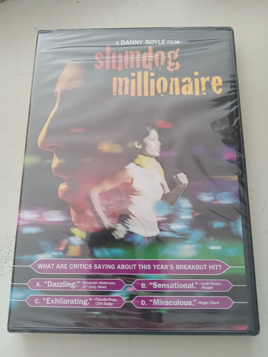 Slumdog Millionaire, DVD Movie, Dev Patel Widescreen, Rated R, NEW/USED