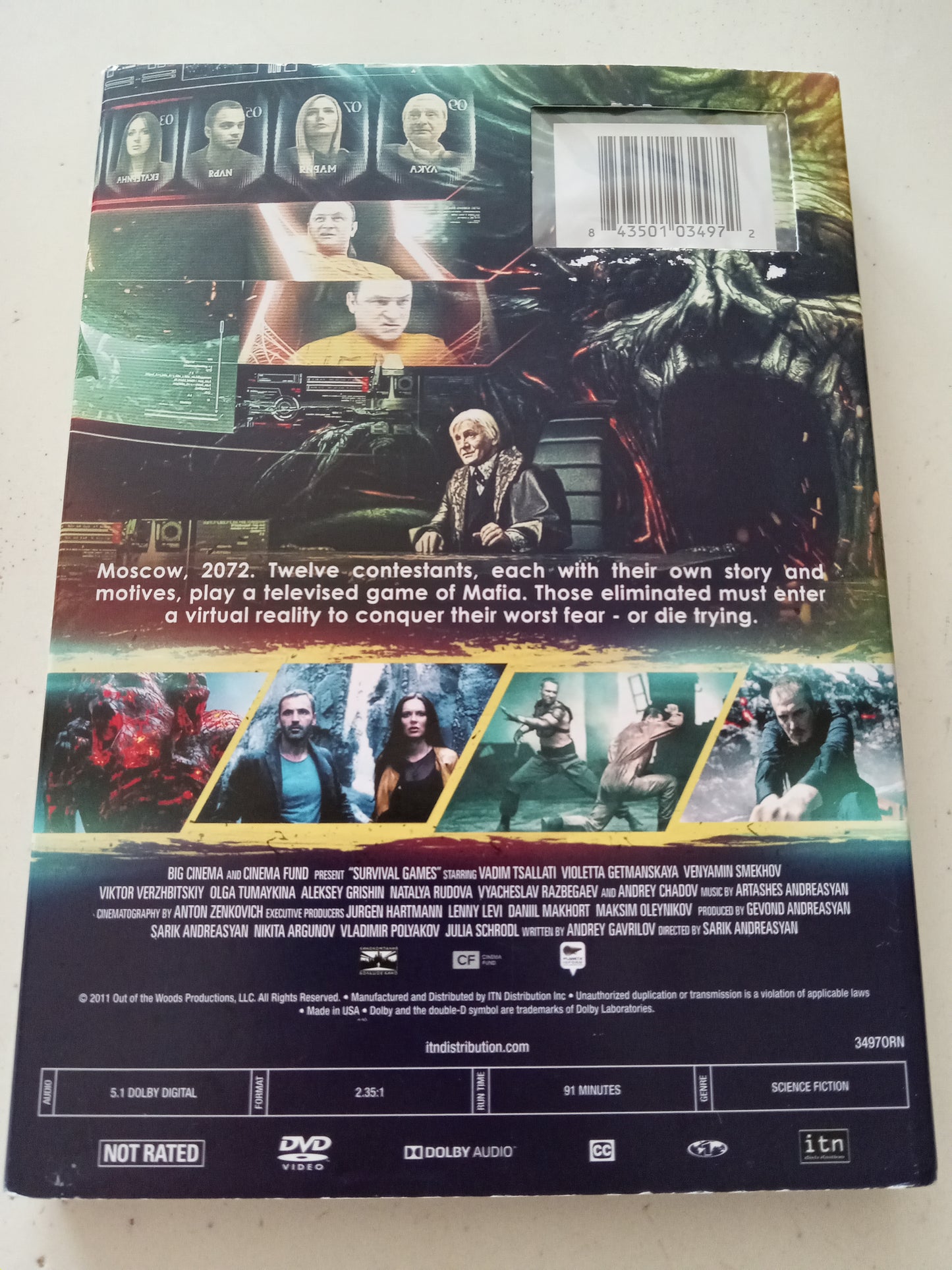 Survival Games, DVD, Movie Widescreen, Not Rated, NEW