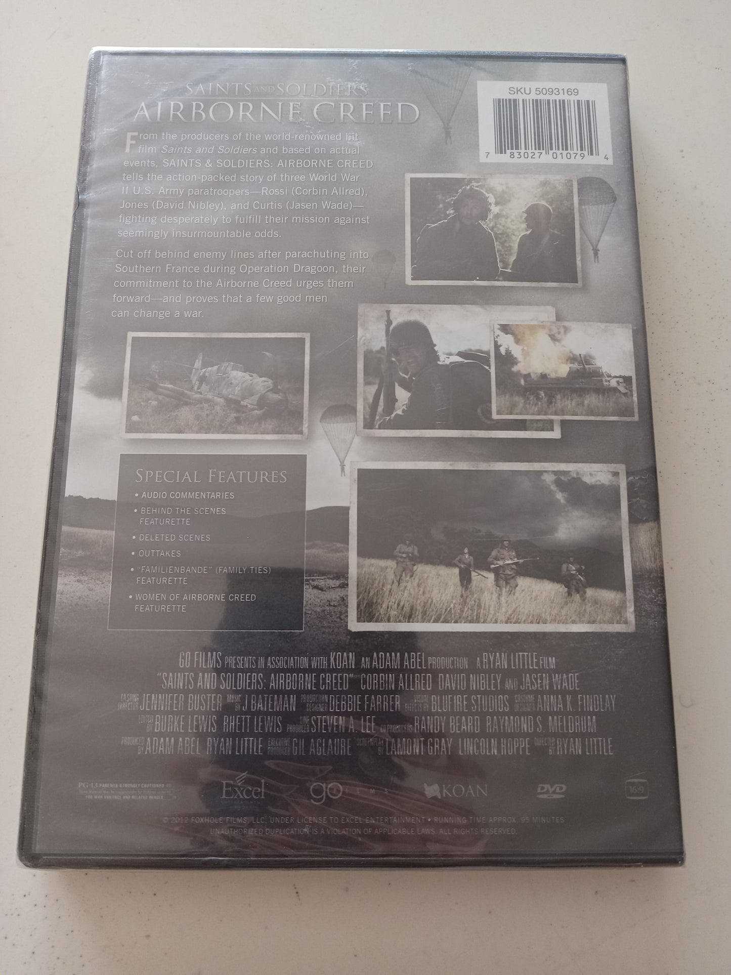 Saints And Soldiers Airborne Creed, DVD Movie, Widescreen, Rated PG-13, NEW/USED