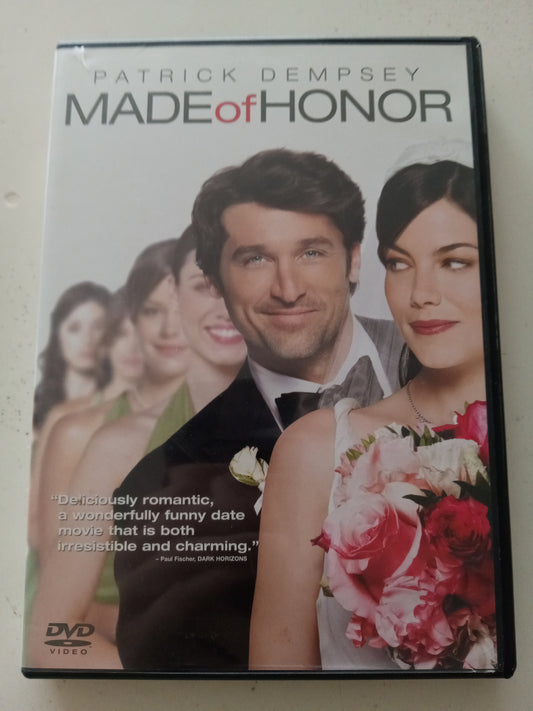 Made Of Honor, DVD Movie, Patrick Dempsey Widescreen & Fullscreen, Rated PG-13, NEW/USED