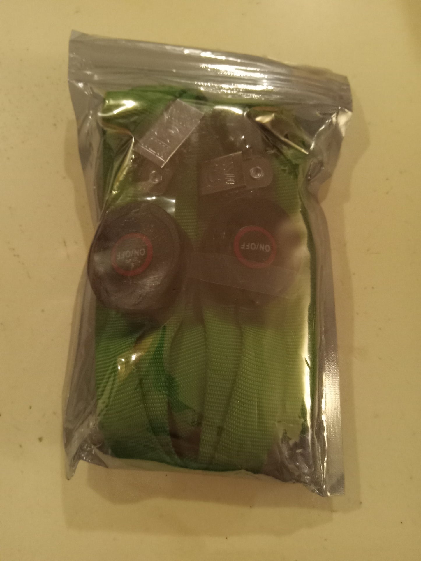 Green LED Light Up Lanyards (2), 3 Light Settings, + Clear ID Holders Sleeves, NEW