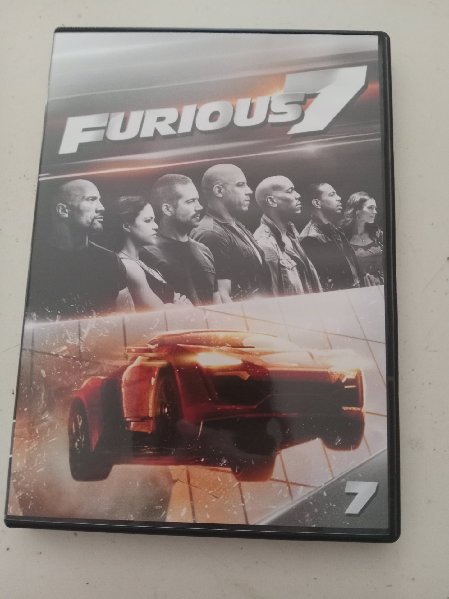 Furious 7, DVD Movie, Vin Diesel Widescreen, Rated PG-13, USED