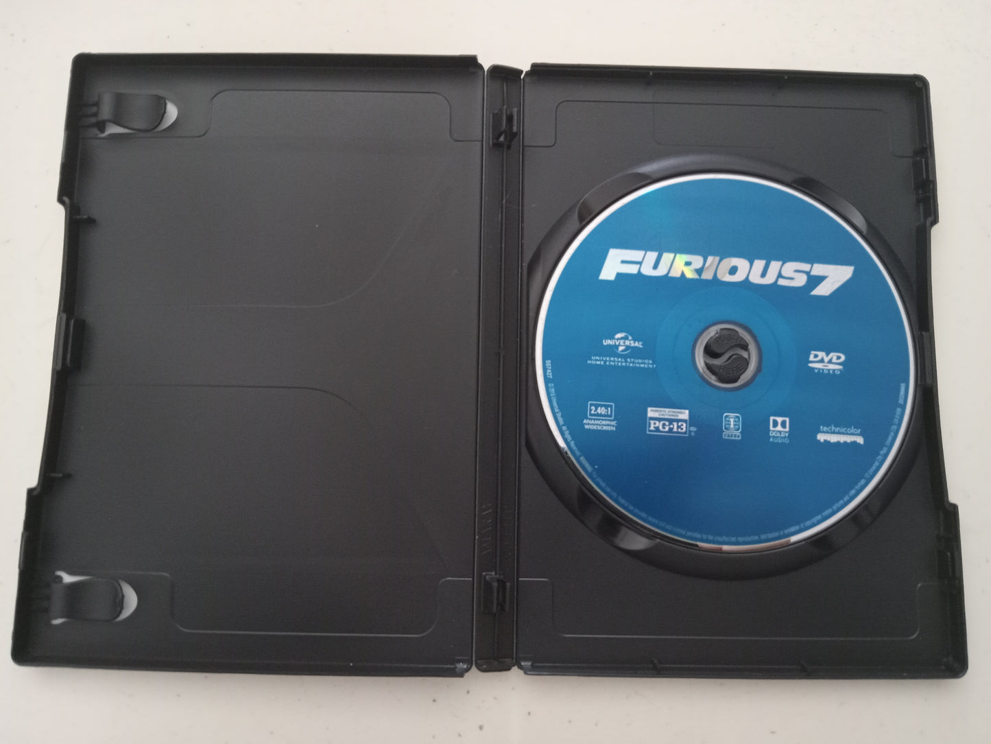 Furious 7, DVD Movie, Vin Diesel Widescreen, Rated PG-13, USED