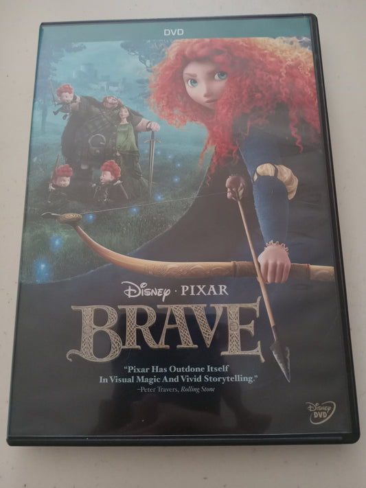 Brave, DVD Movie, Widescreen, Rated PG, USED