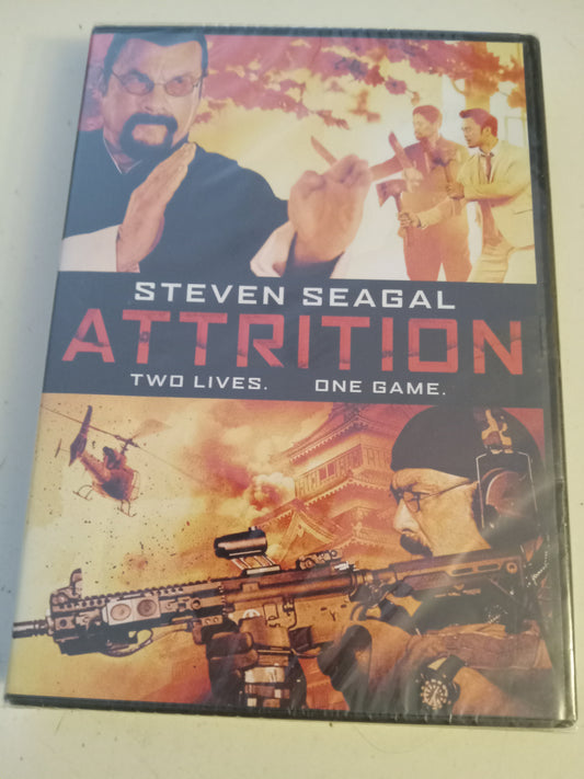 Attrition, DVD Movie, Steven Seagal Widescreen, Rated R, NEW/USED