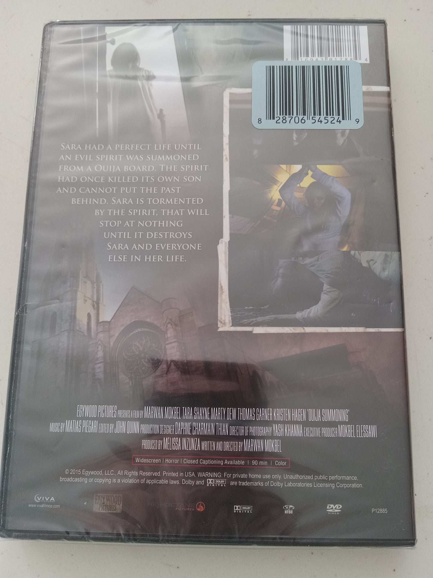Ouija Summoning, DVD Movie, Widescreen, Not Rated, NEW
