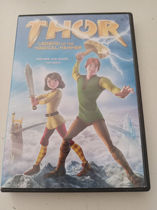 Thor, Legend Of the Magical Hammer, DVD Movie, Widescreen, Rated PG, USED