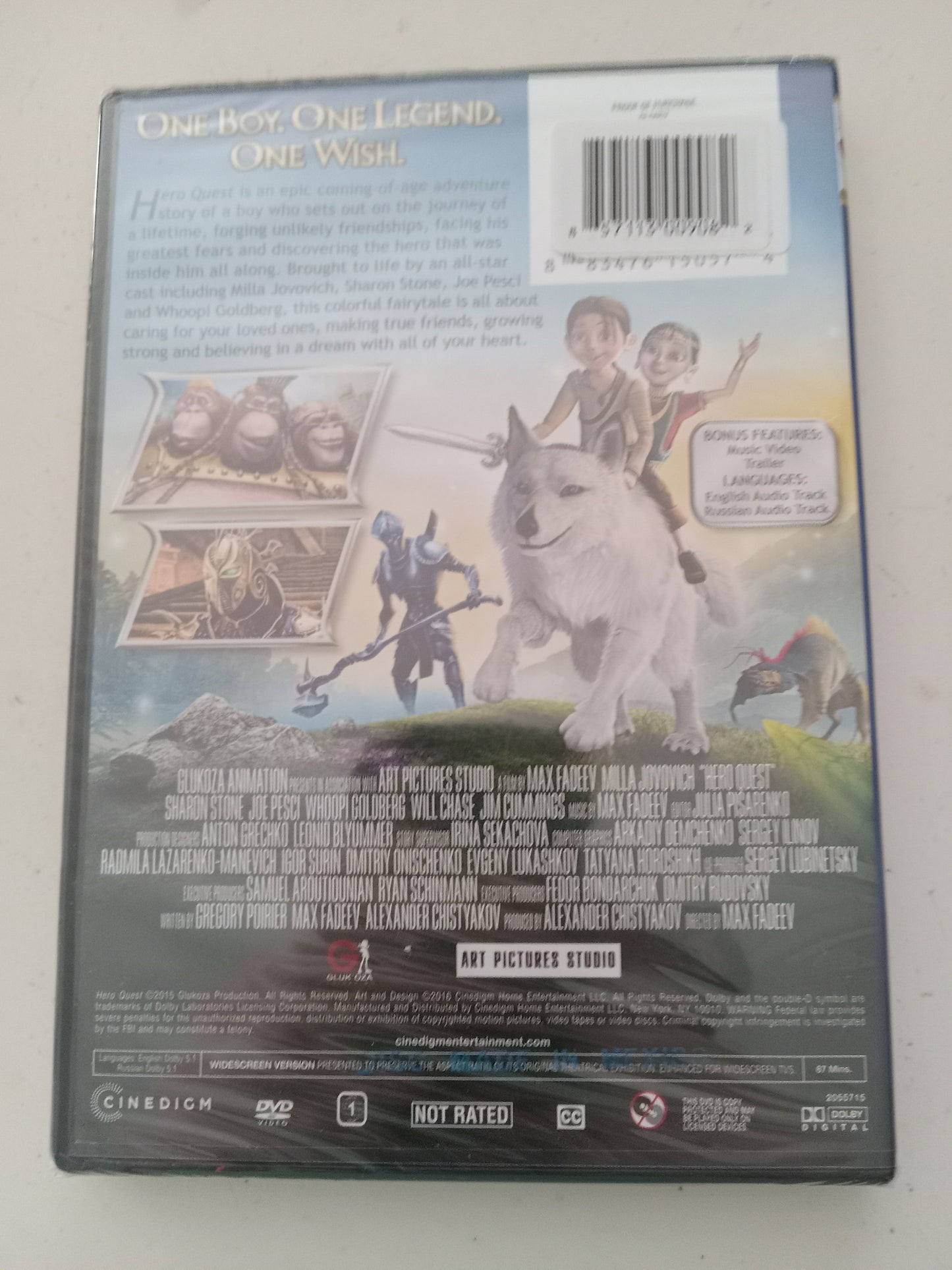 Hero Quest, DVD Movie, Widescreen, Not Rated, NEW
