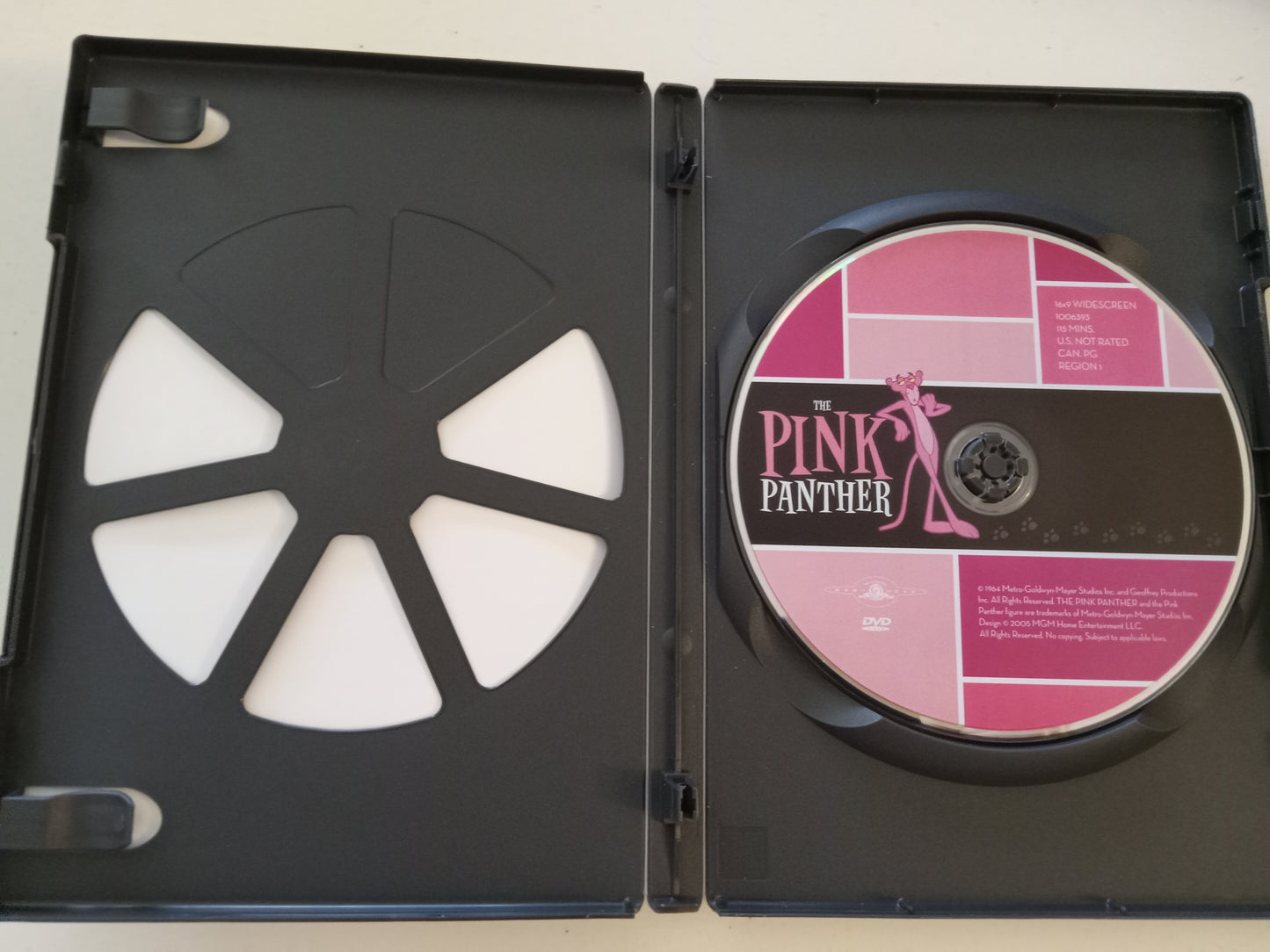 The Pink Panther, 1964, DVD Movie, Peter Sellers Widescreen, Rated PG, USED