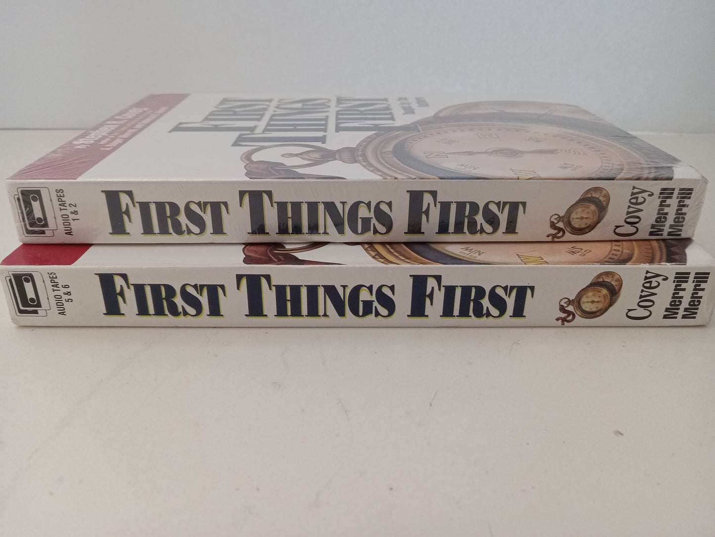 First Things First, Stephen R. Covey & Merrill, Book 4 of 6, 1 & 2 | 5 & 6 Cassette Tapes, Rare NEW