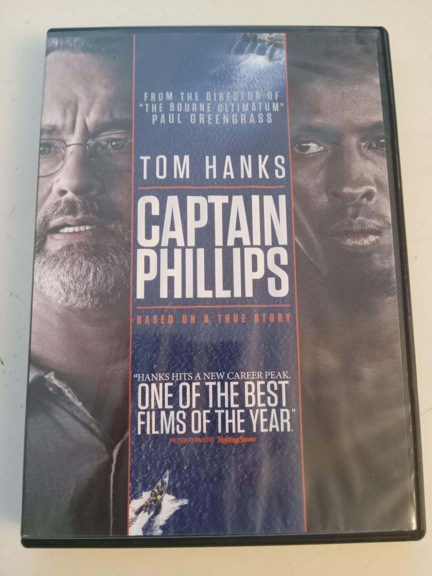 Captain Philips DVD Movie, Tom Hanks Widescreen, Rated PG-13, USED