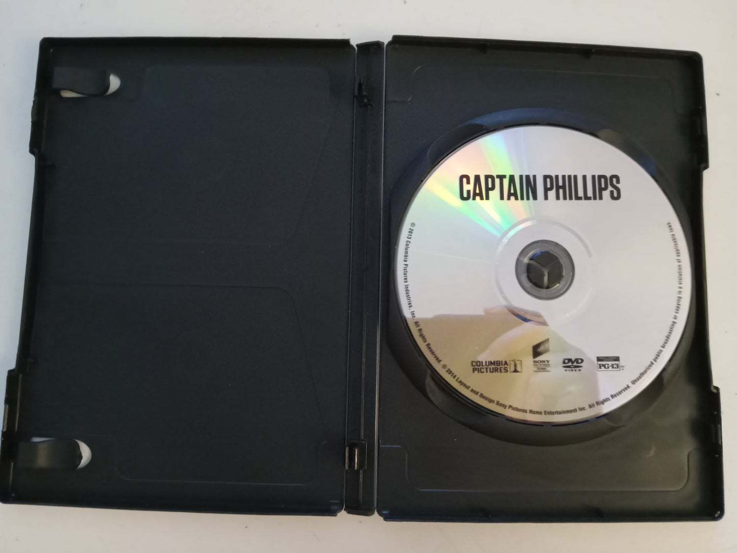 Captain Philips DVD Movie, Tom Hanks Widescreen, Rated PG-13, USED