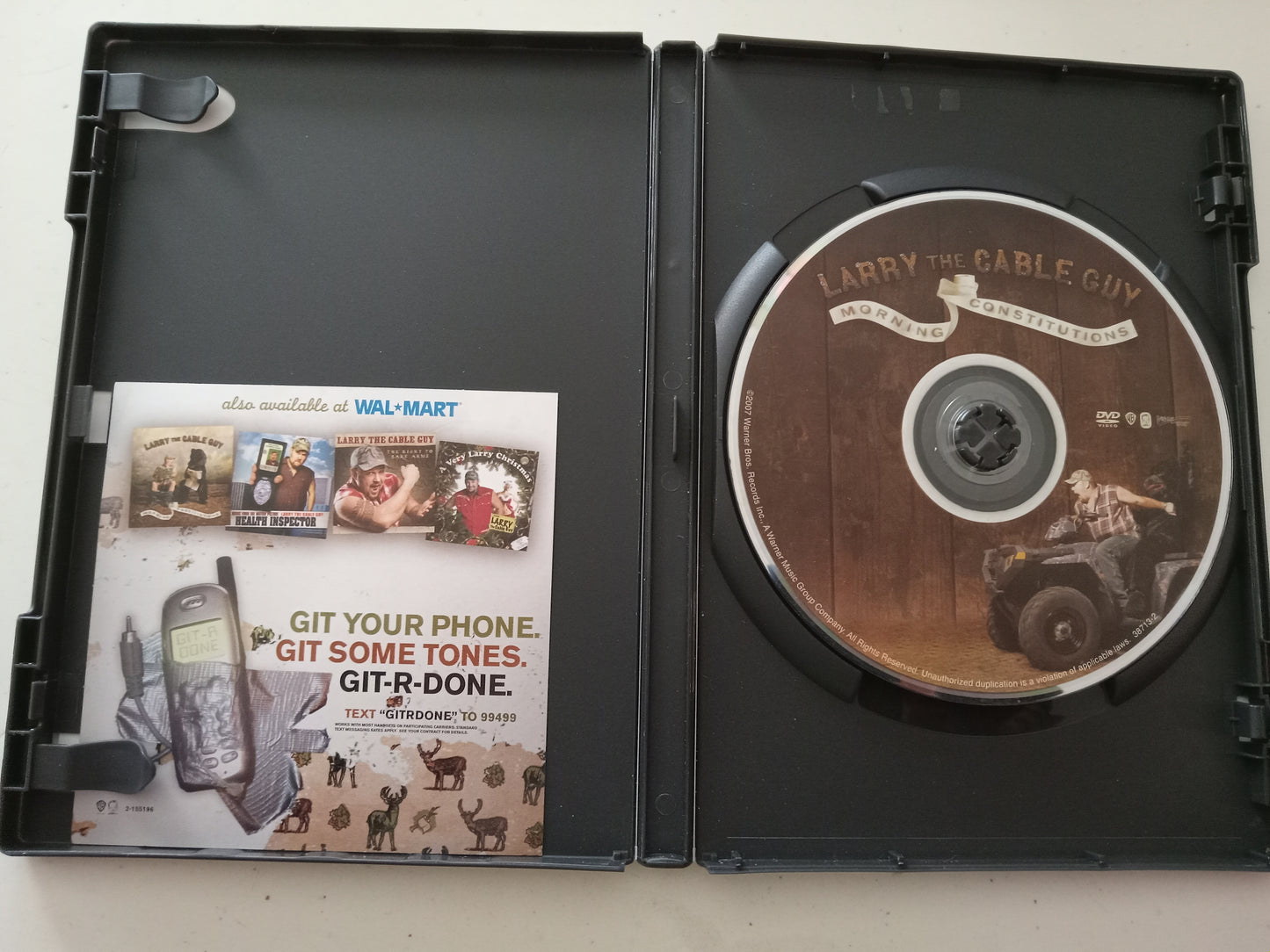 Larry The Cable Guy Morning Constitutions, DVD Movie, Fullscreen, Not Rated, USED