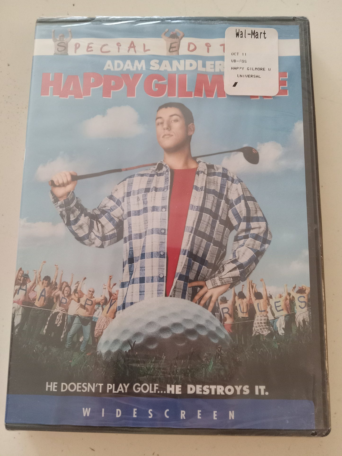 Happy Gilmore, Special Ed. DVD Movie, Widescreen/Fullscreen, Rated PG-13, NEW/USED