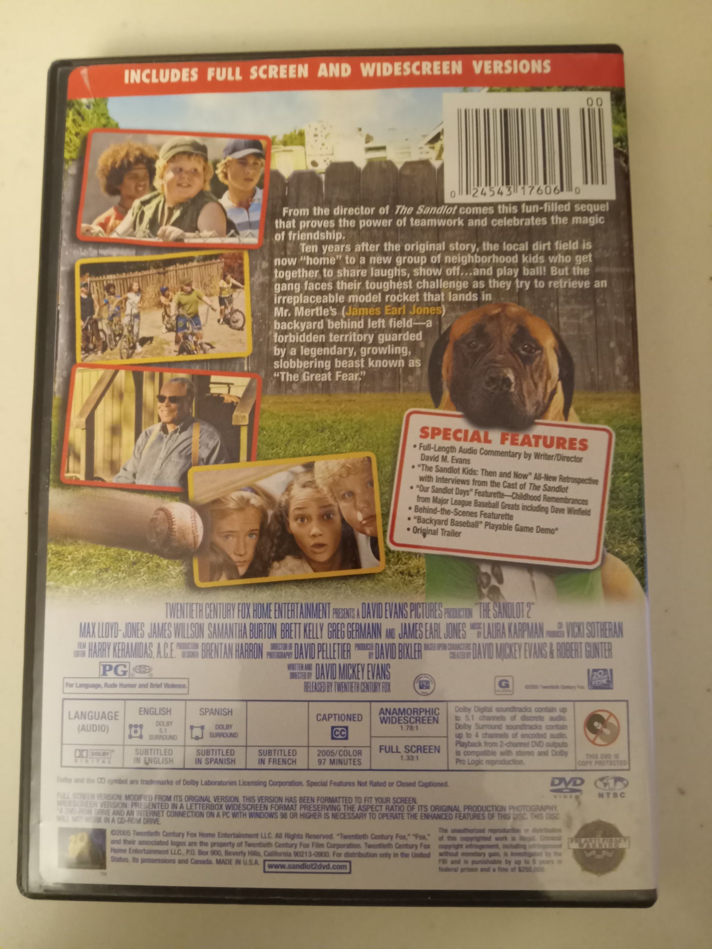 The Sandlot 2, DVD Movie, Widescreen/Fullscreen, Rated PG, NEW/USED