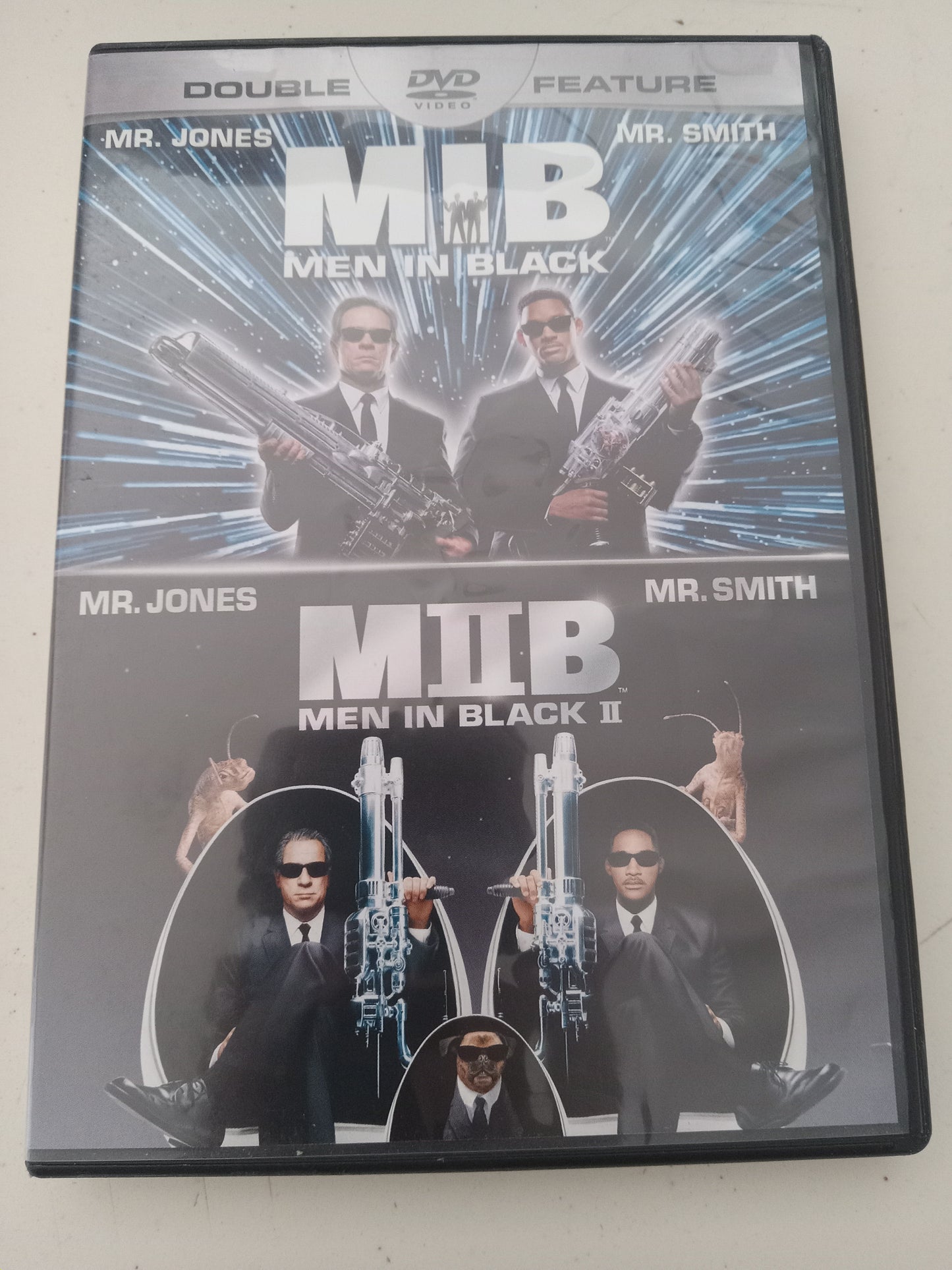 Men In Black & Men In Black 2, Double Feature Will Smith Widescreen, DVD Movies, Rated PG-13, USED