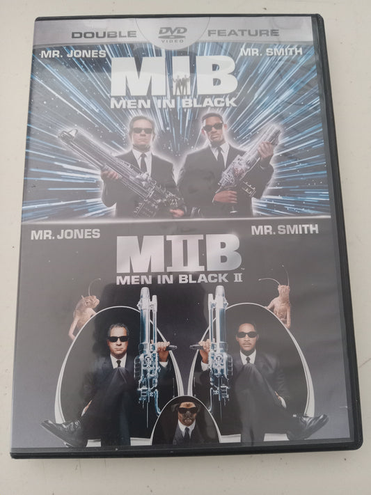 Men In Black & Men In Black 2, Double Feature Will Smith Widescreen, DVD Movies, Rated PG-13, USED
