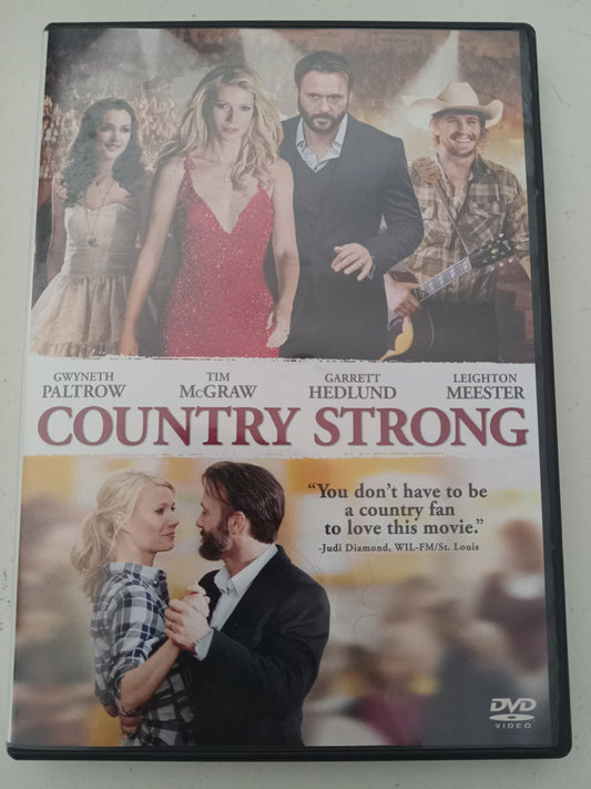Country Strong, DVD Movie Tim McGraw Widescreen, Rated PG-13, USED