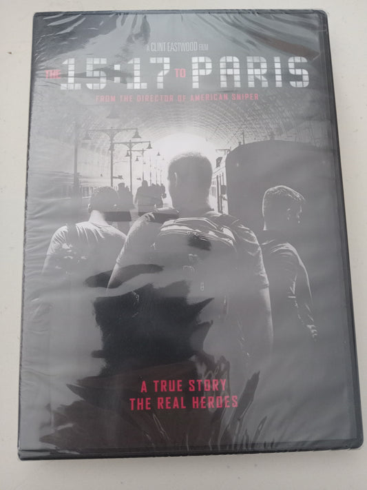 The 15:17 To Paris, DVD Movie Widescreen, Rated PG-13, NEW