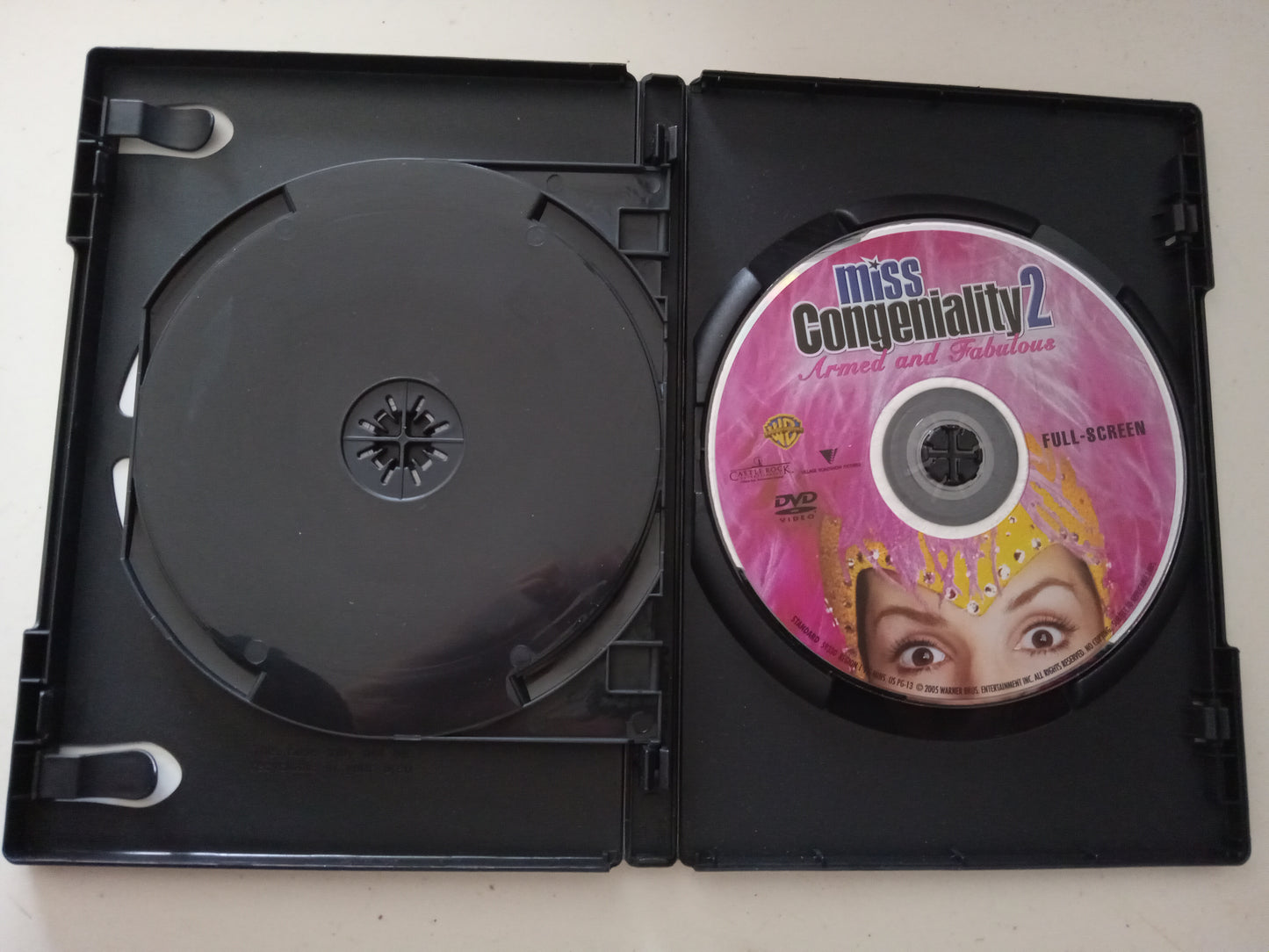 Miss Congeniality 1&2 Armed And Fabulous, Deluxe Ed. 2 DVD Movies, Widescreen/Fullscreen Rated PG-13, USED