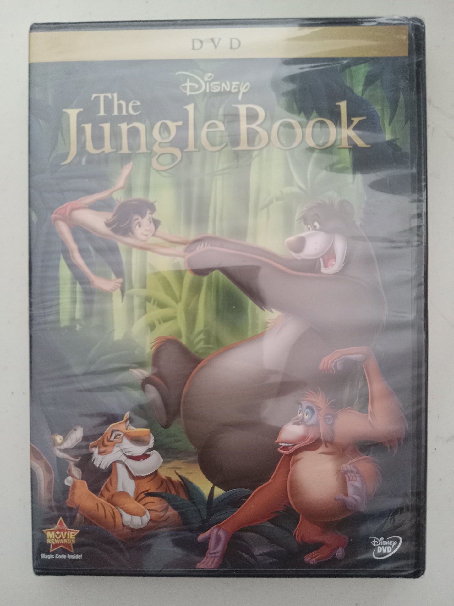 The Jungle Book, Disney Animation, Platinum/Diamond Ed. 2 Discs 40th Anniversary DVD Movie, Widescreen, Rated G, NEW