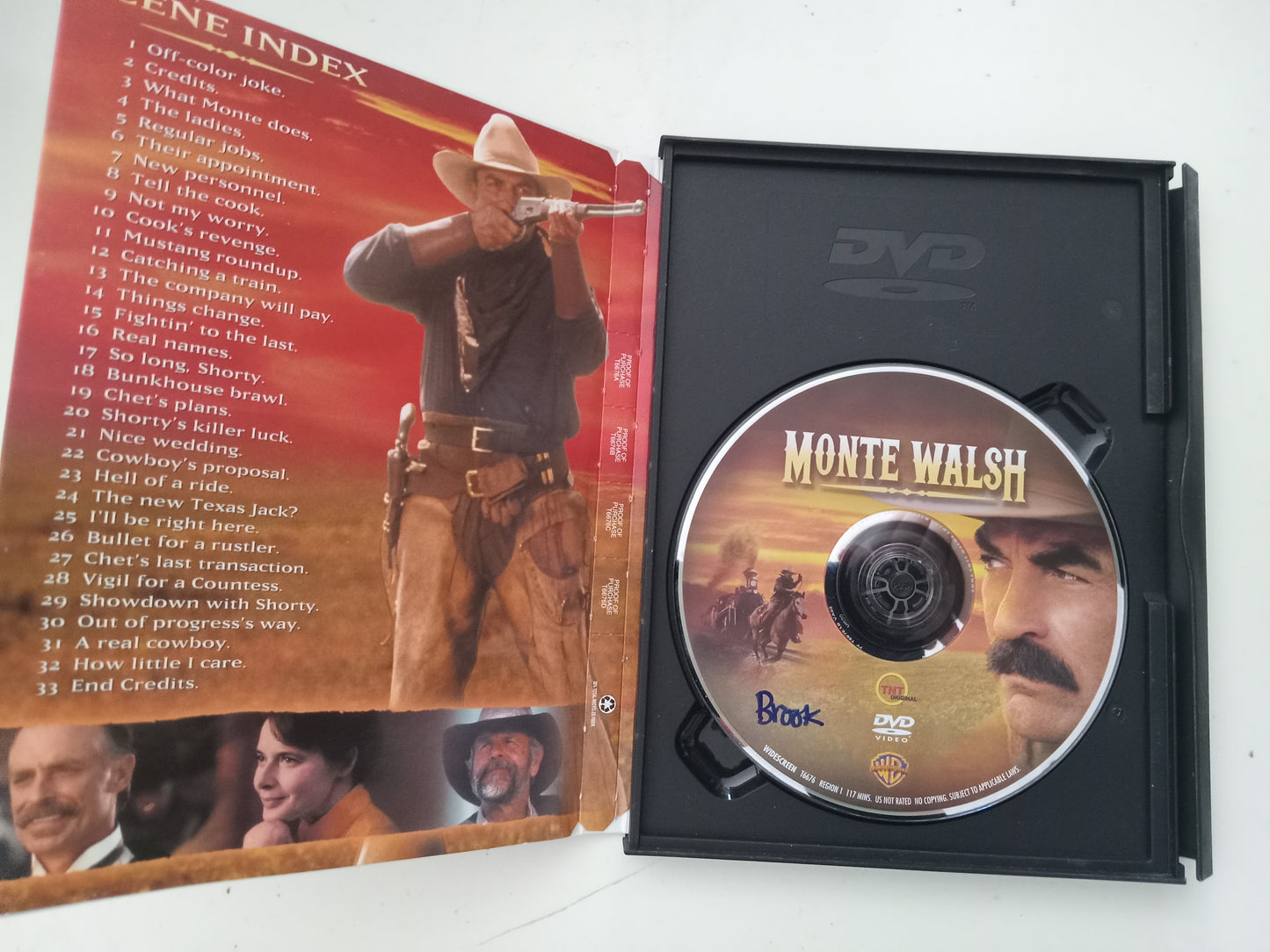 Monte Walsh The Last Cowboy, DVD Movie Widescreen, Not Rated, USED