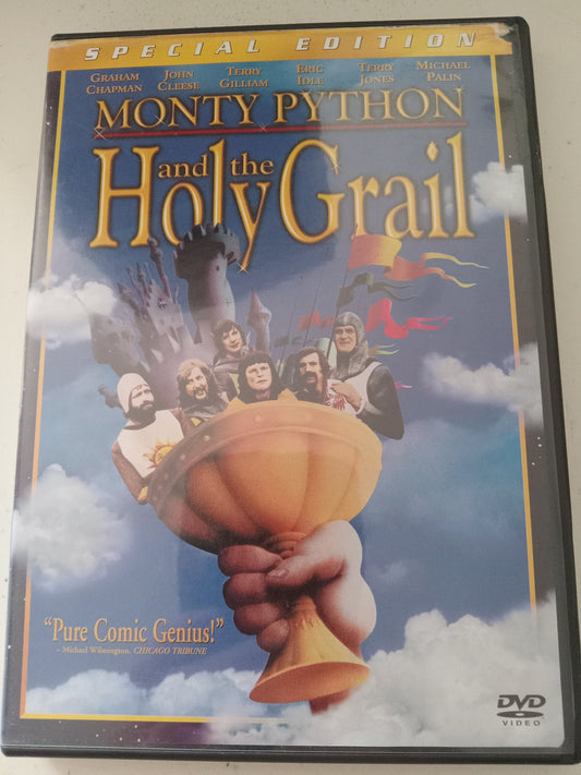 Monty Python And The Holy Grail, 2 Discs Special Ed. DVD Movie, Widescreen, Rated PG, USED