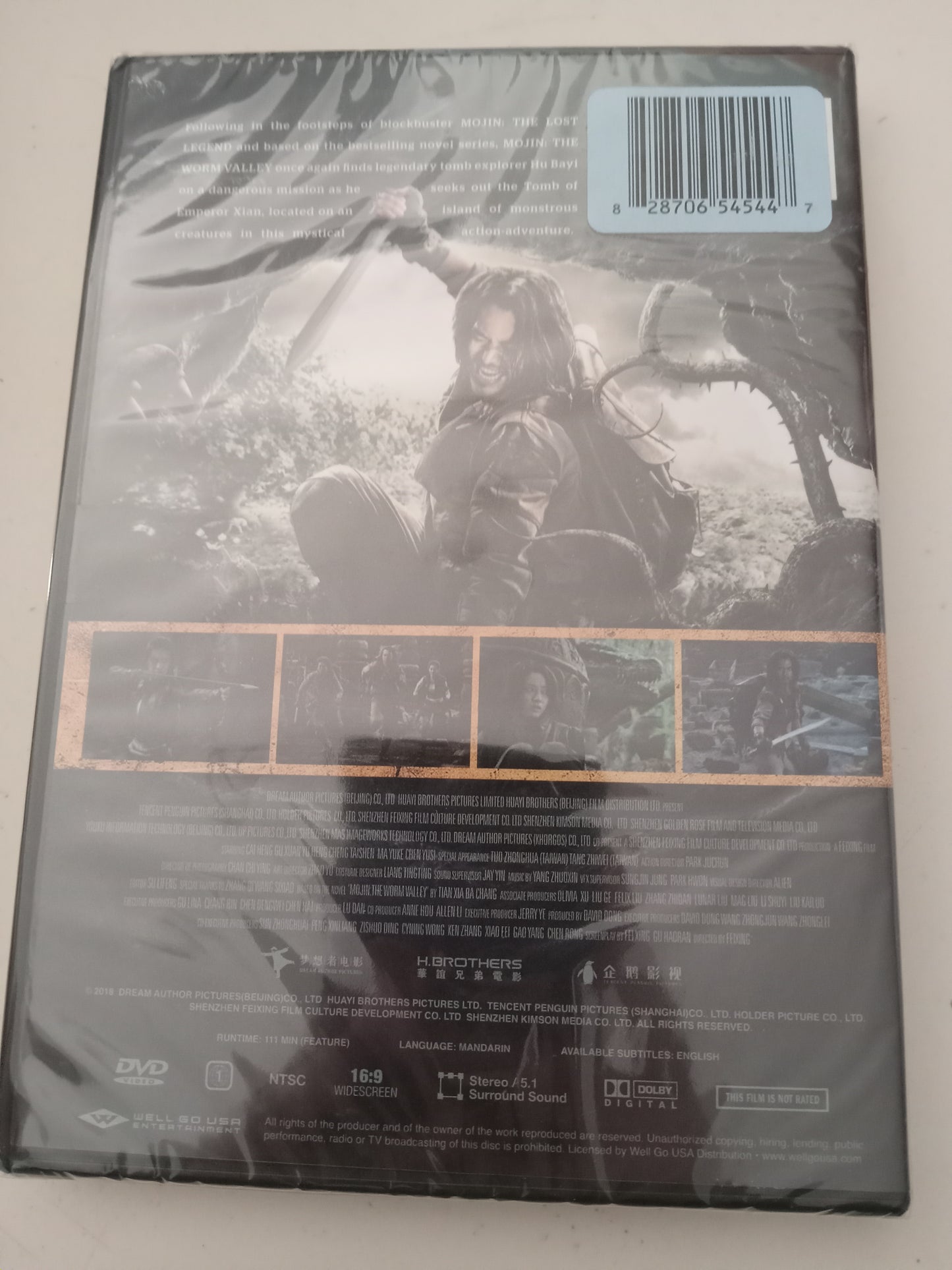 Mojin The Worm Valley, DVD Movie Widescreen, Not Rated, NEW