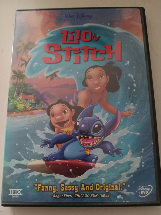 Lilo & Stitch, DVD Movie, Widescreen, Rated PG, USED