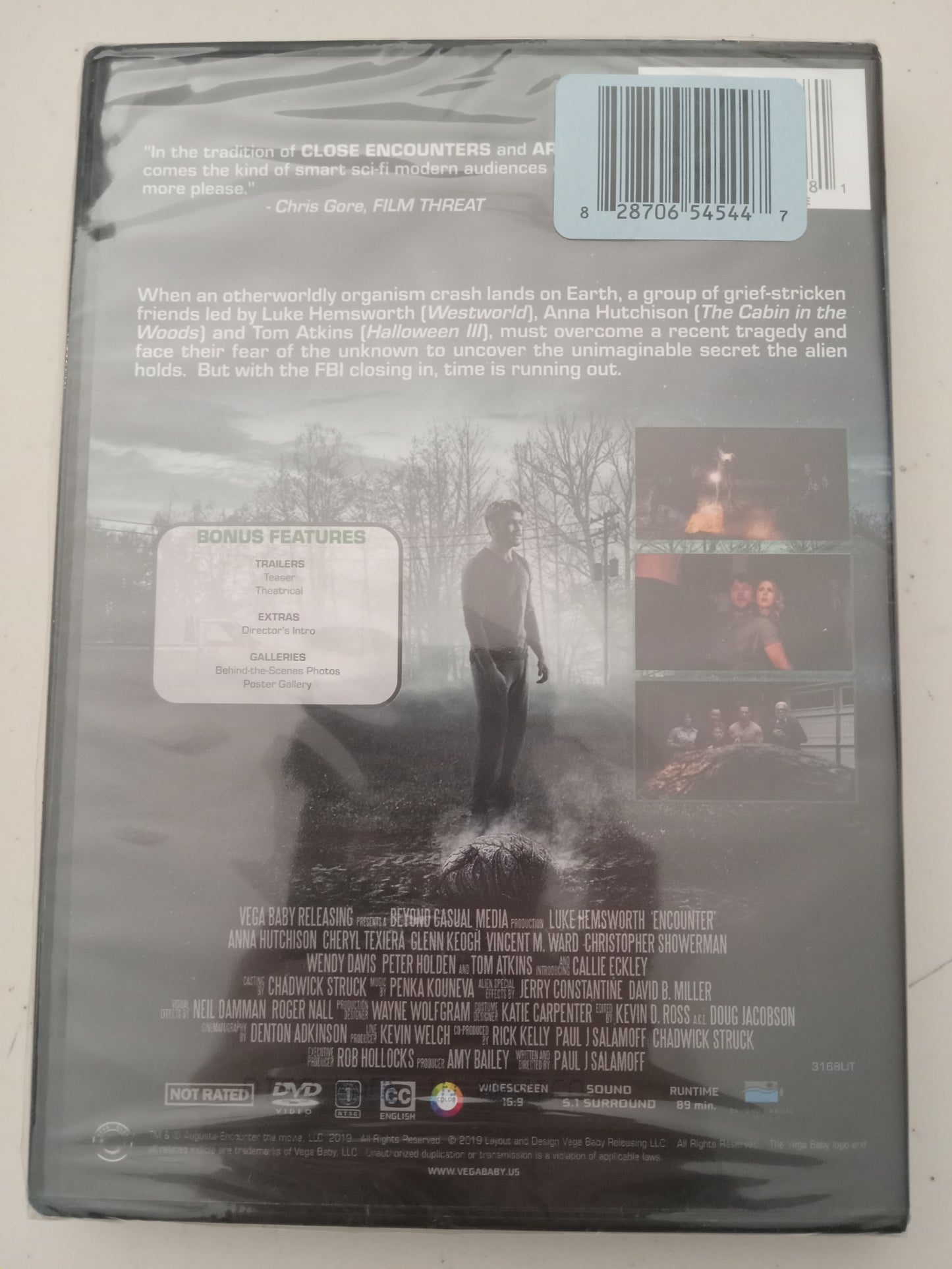 Encounter, DVD Movie Luke Hemsworth Widescreen, Not Rated, NEW