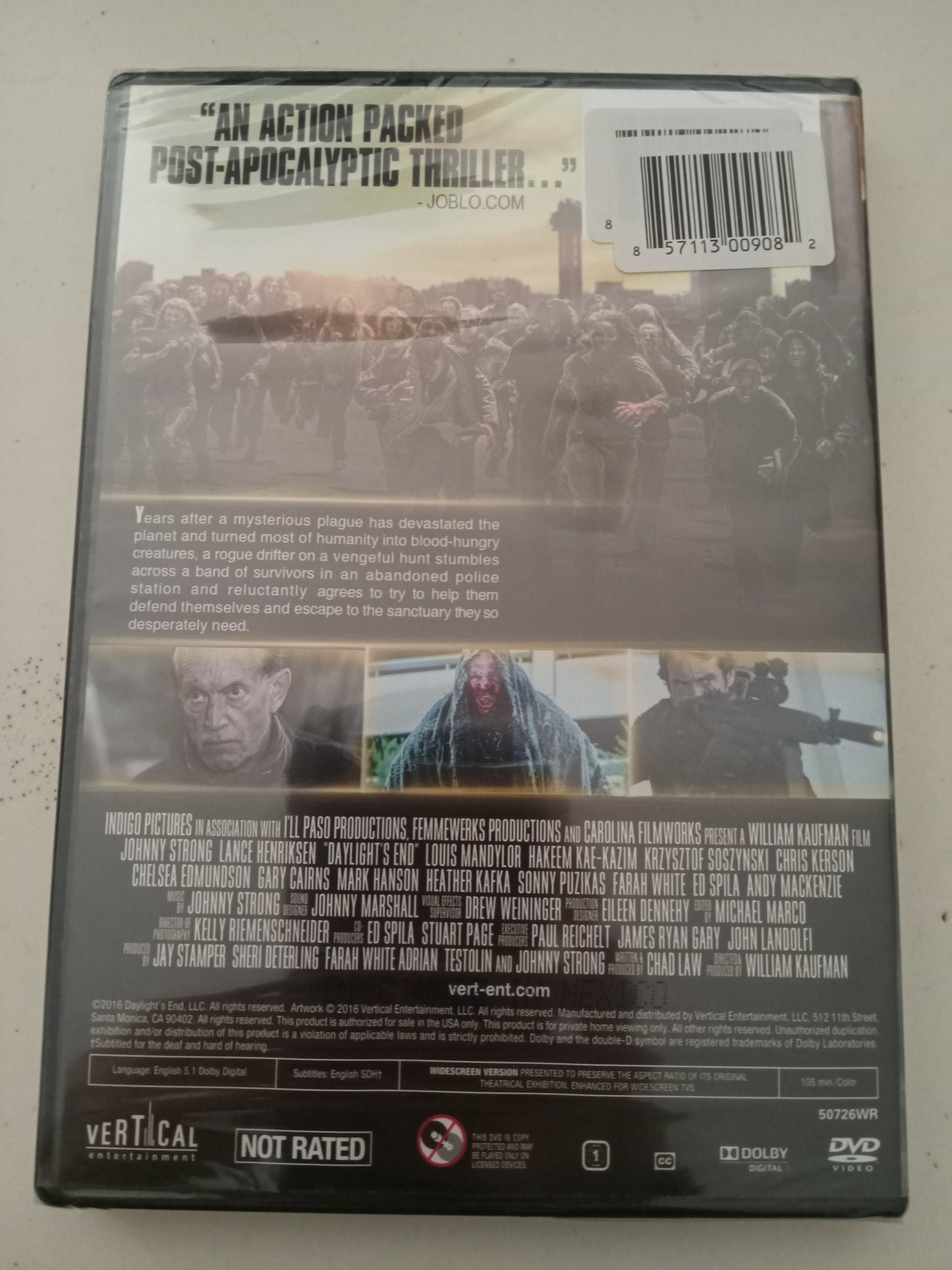 Daylight's End DVD Movie Widescreen, Not Rated, Rare NEW