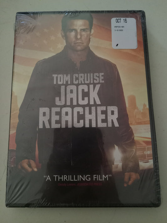 Jack Reacher DVD Movie Tom Cruise Widescreen, Rated PG-13, NEW/USED