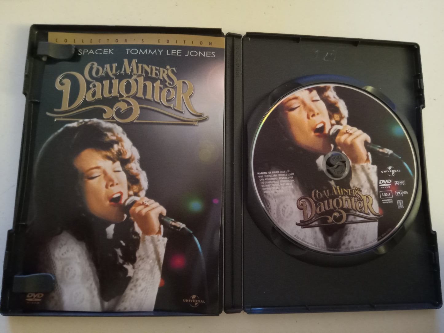Coal Miner's Daughter, Collectors Edition, DVD Movie, Widescreen, Rated PG, USED