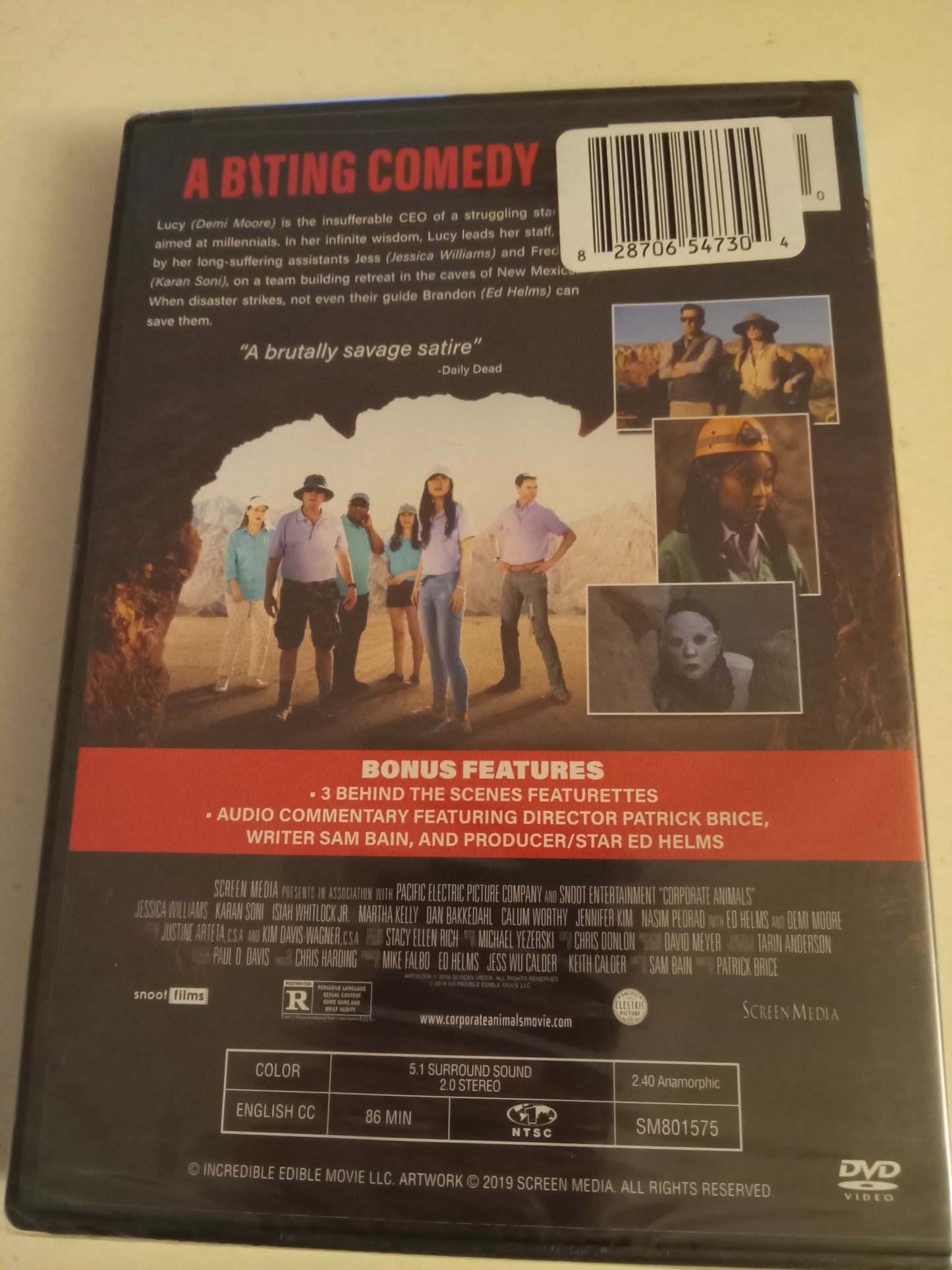 Corporate Animals, DVD Movie, Widescreen, Rated R, NEW