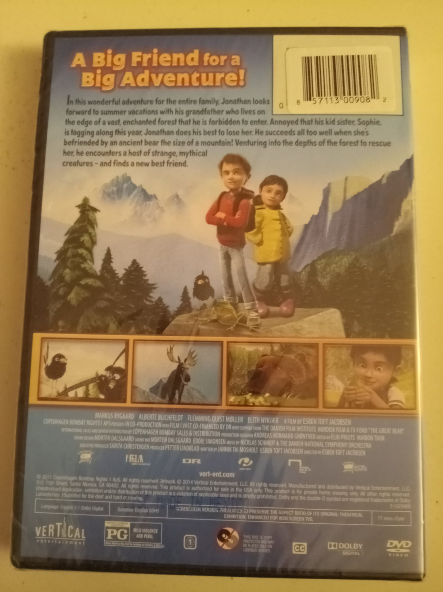 The Great Bear, DVD Movie, Widescreen, Rated PG, NEW