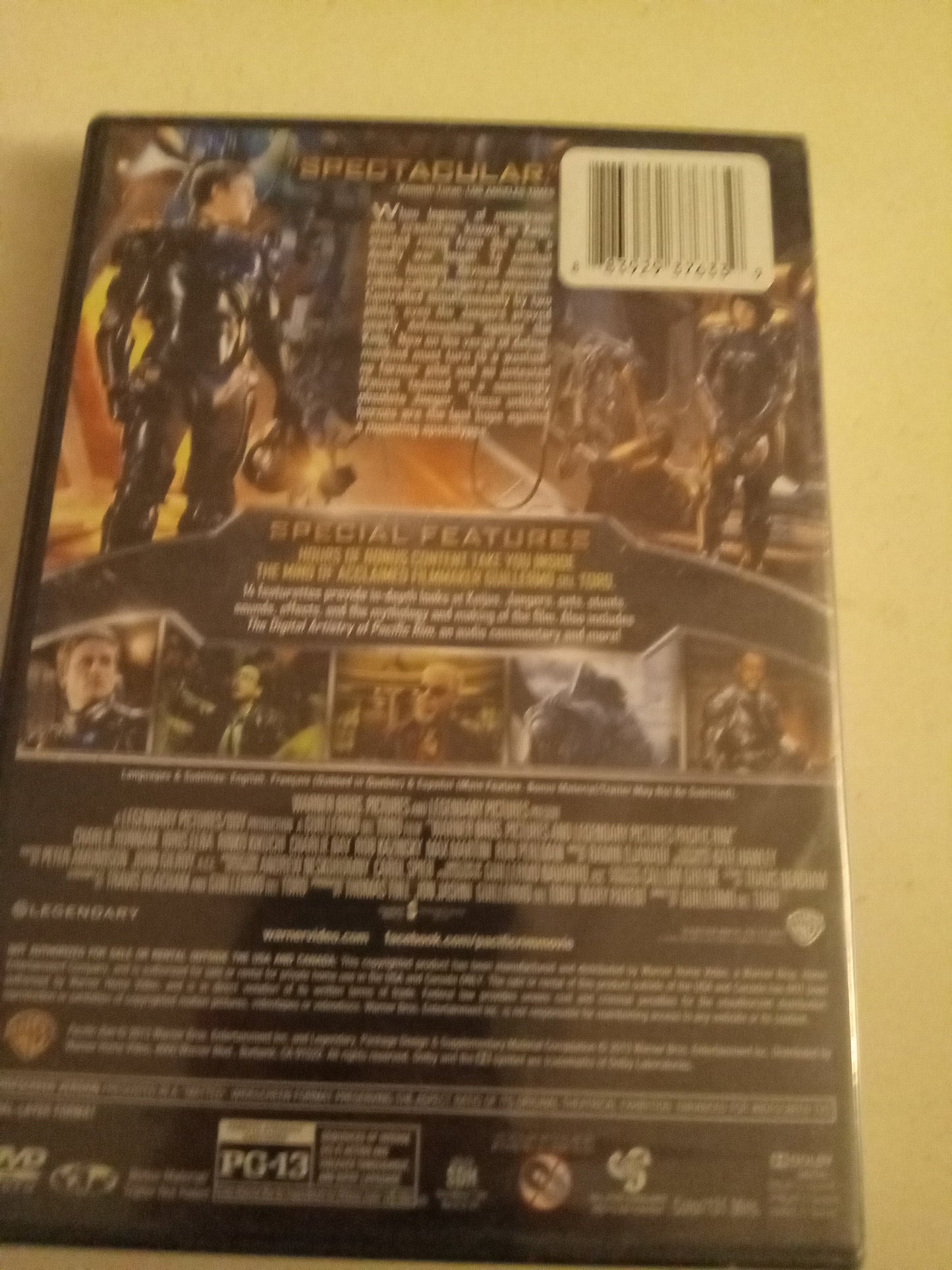 Pacific Rim, 2 Discs Special Ed, DVD Movie, Widescreen, Rated PG-13, NEW