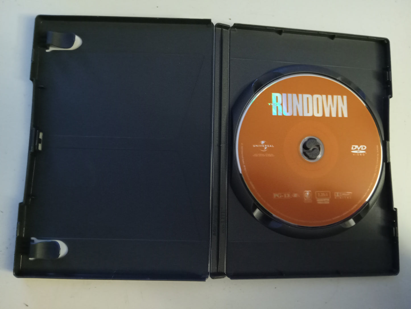 The Rundown, DVD Movie, Dwayne Johnson Widescreen, Rated PG-13, USED