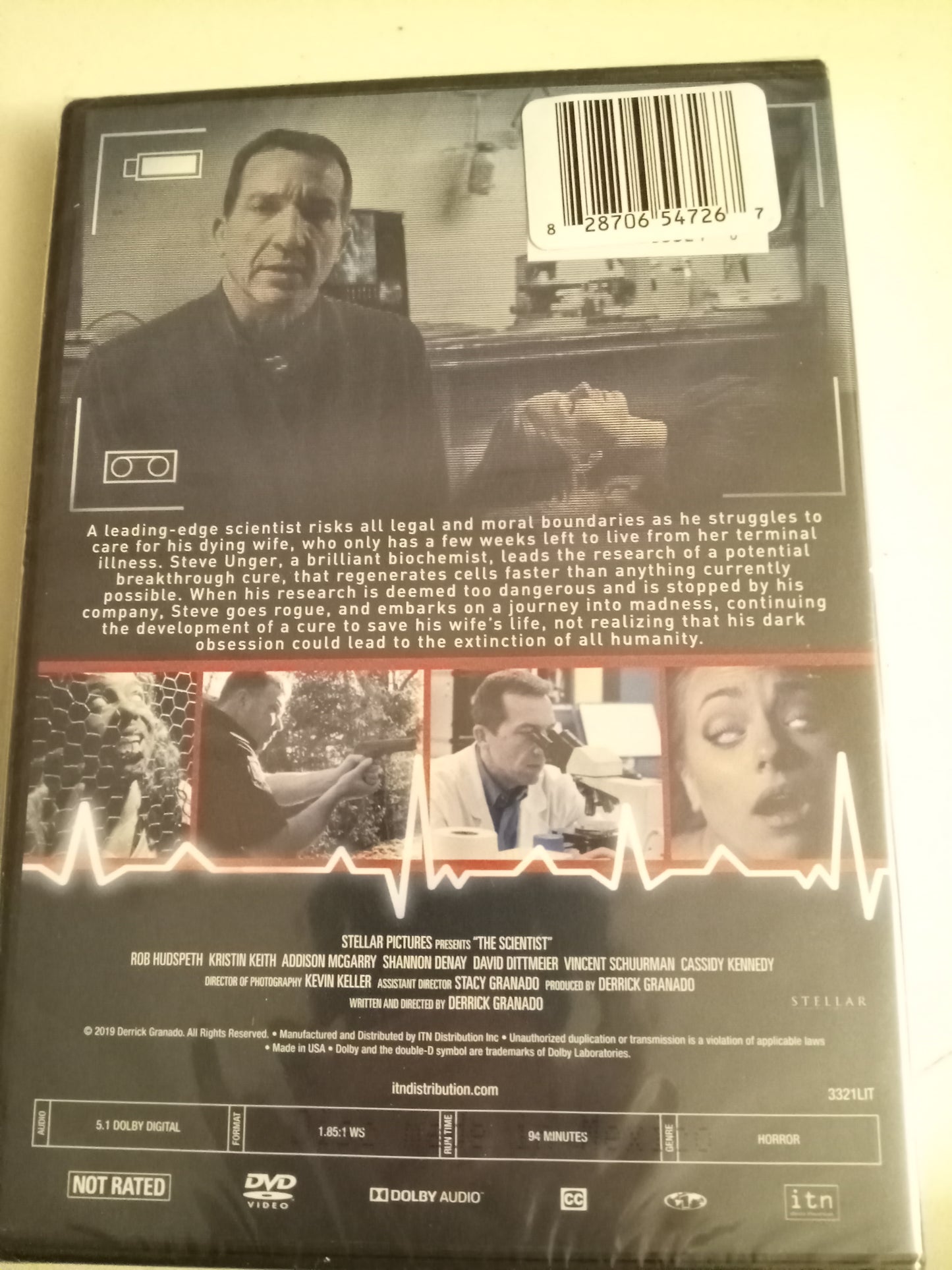 The Scientist, DVD Movie, Fullscreen, Not Rated, NEW
