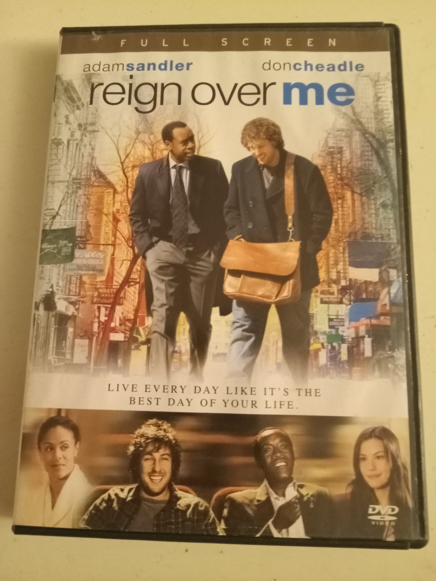 Reign Over Me DVD Movie, Adam Sandler Widescreen/Fullscreen, Rated R, USED