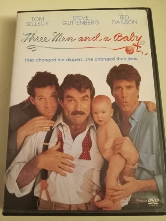 Three Men And A Baby, DVD Movie, Widescreen, Rated PG, USED