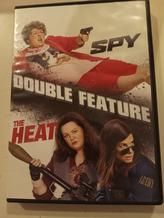 Spy, & The Heat, Double Feature, DVD Movies, Fullscreen, Rated R, USED