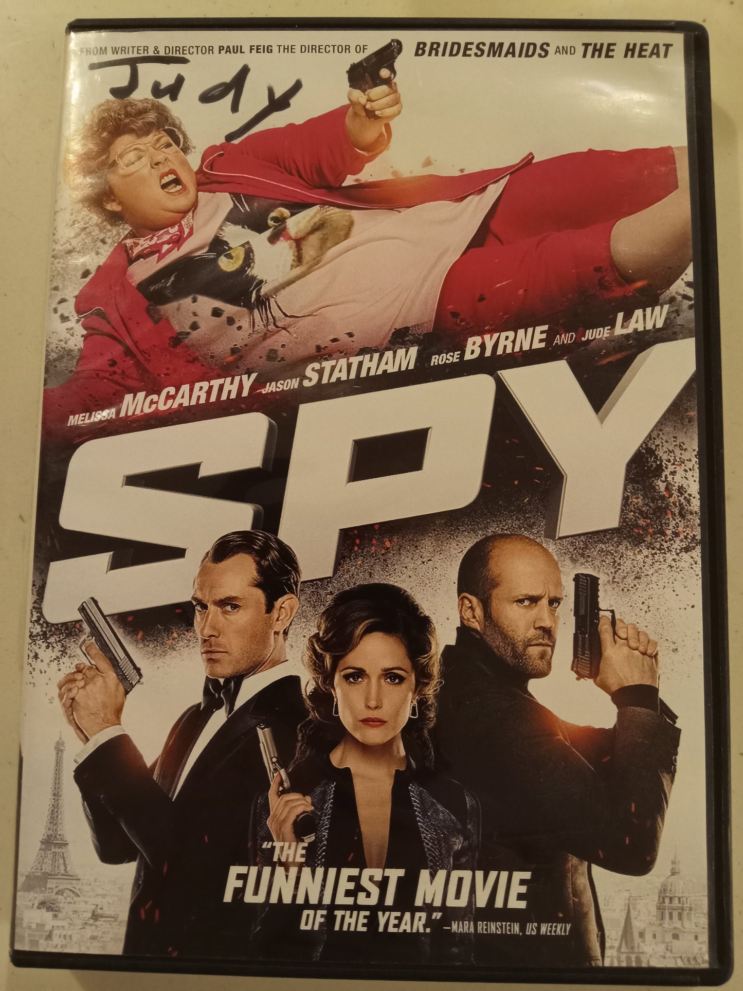 Spy, DVD Movie, Jason Statham, Widescreen, Rated R, USED