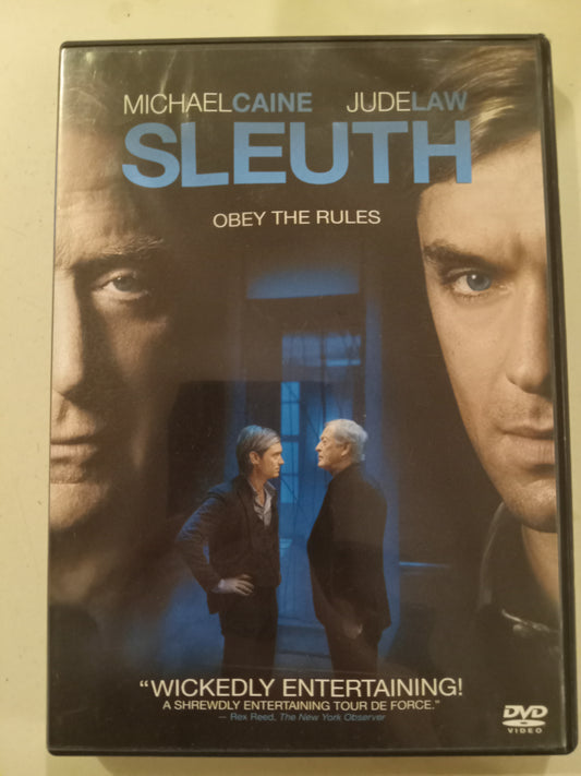 Sleuth, Obey the Rules, DVD Movie, Jude Law Widescreen, Rated R, NEW/USED
