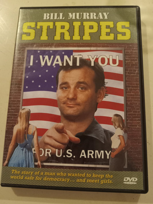Stripes, DVD Movie, Bill Murray, Widescreen, Rated R, USED