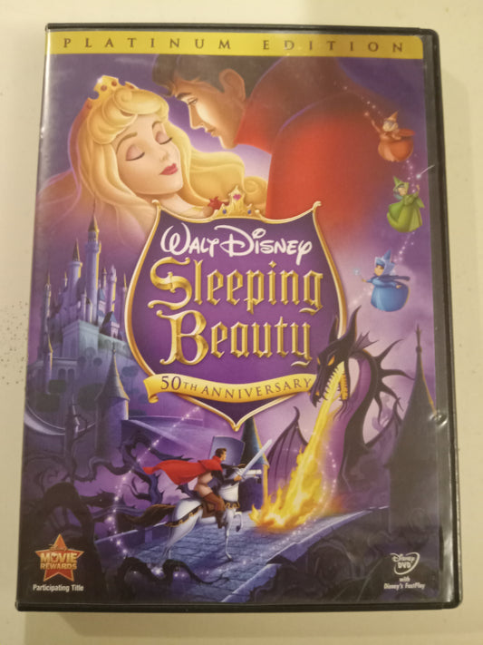 Sleeping Beauty, Platinum Edition, DVD Movie, Widescreen, Rated G, USED
