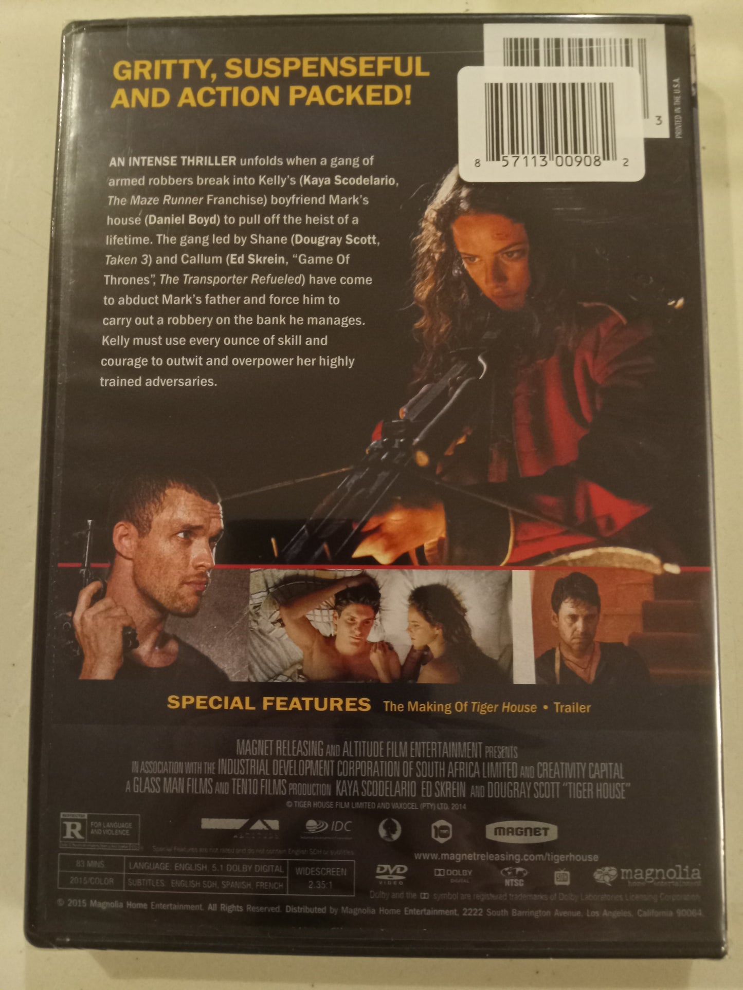 Tiger House, DVD Movie, Dougray Scott Widescreen, Rated R, NEW